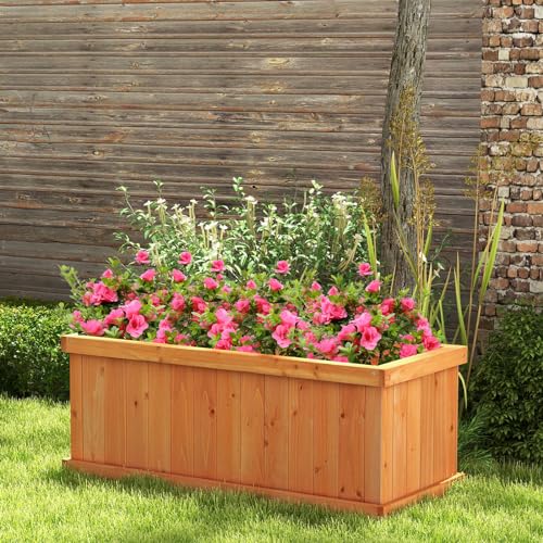 Raised Garden Bed Set of 2 (Orange / 31"x14"x12")