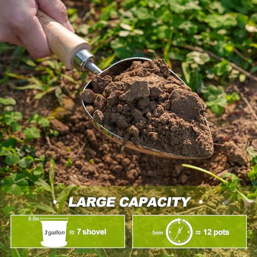 Oversized Soil Scoop (Extra Large Soil Scoop / Oversized)