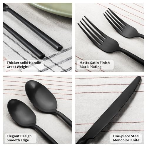 Potter Black 40 (Satin-Black / 40 pieces for 8)