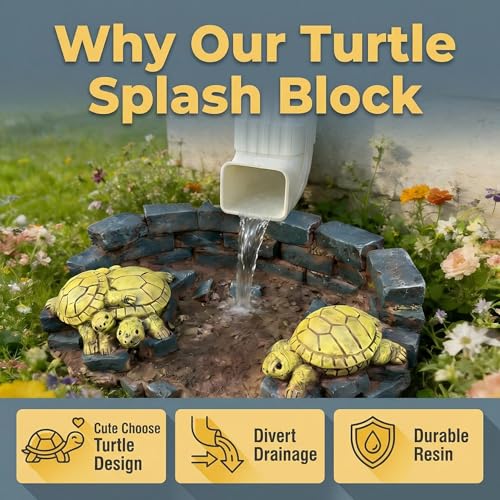 Turtle Splash Block (Tortoise-brick-big)