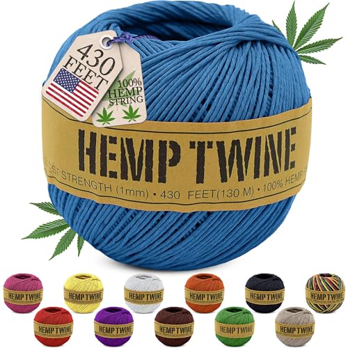 Blue Hemp Twine