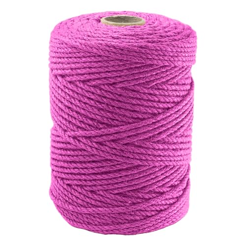 4mm x 500 Feet Pink Jute Rope (500 Foot)