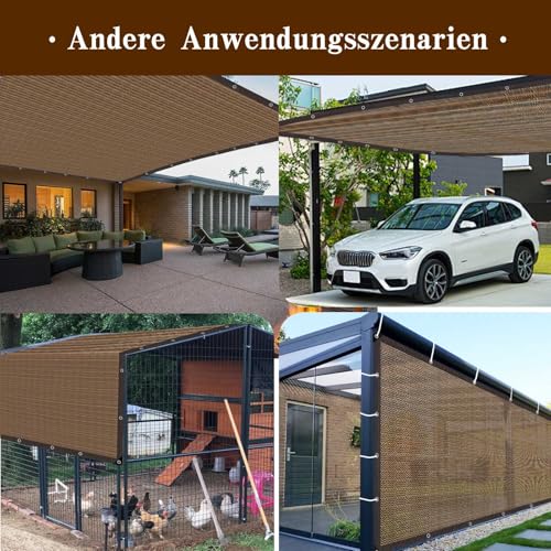 80% Garden Shade Cloth Sun Shade Fabric (3x3FT / Shade 80%)