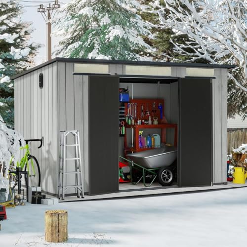 Domi 6.2X11FT Resin Outdoor Storage Shed (6.2x11FT)