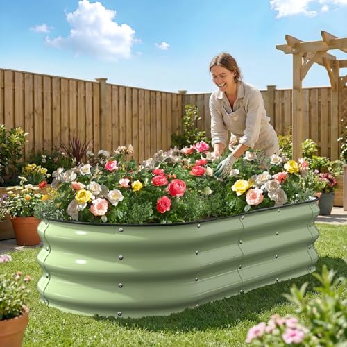 Raised Garden Bed (Fruit Green / 5x2x1FT)