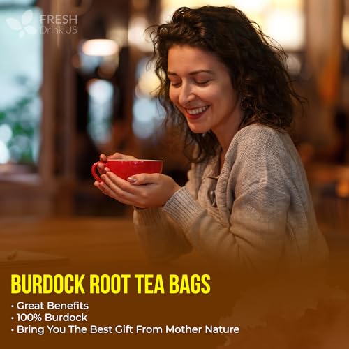 Premium 40 Bags Burdock Root Tea (40 Count (Pack of 1))