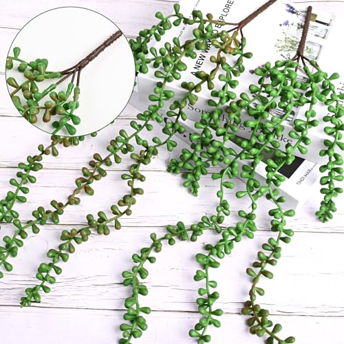 4Pcs Artificial Hanging Plants for Outdoors (Tears of a Lover / 4Pcs Plants)