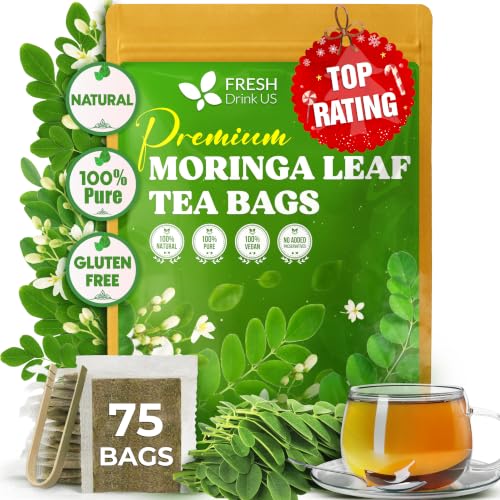 Premium 75 Moringa Tea Bags (75 Teabags)