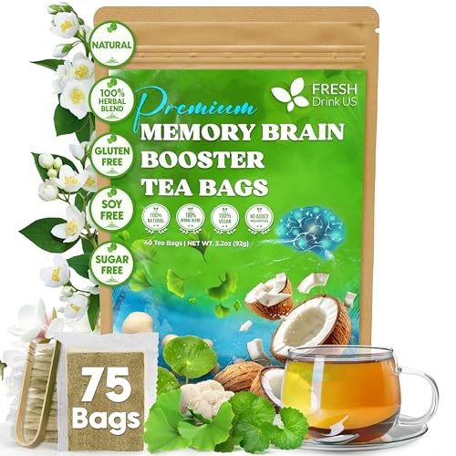 Memory Brain Booster Tea Bags (75 Tea Bags)