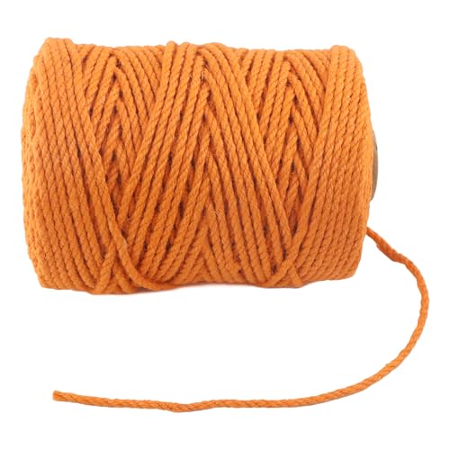 4mm x 400 Feet Orange Jute Rope (400 Foot)