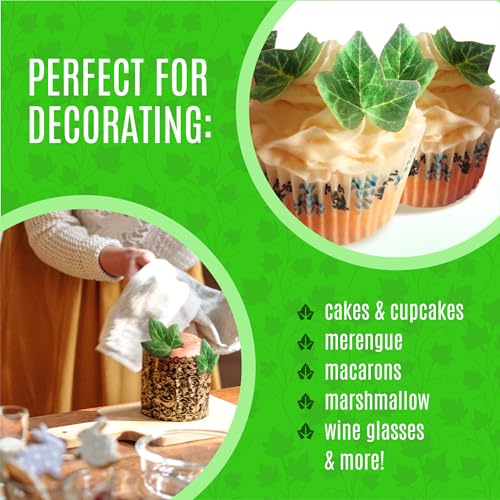 Sugar Robot Edible Small Ivy Leaves (Vanilla / Leaves)
