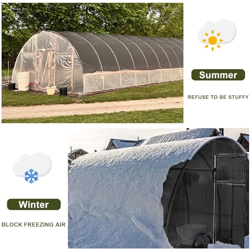Shade Cloth for Garden (20FTx48FT / 40% Shade-Black)