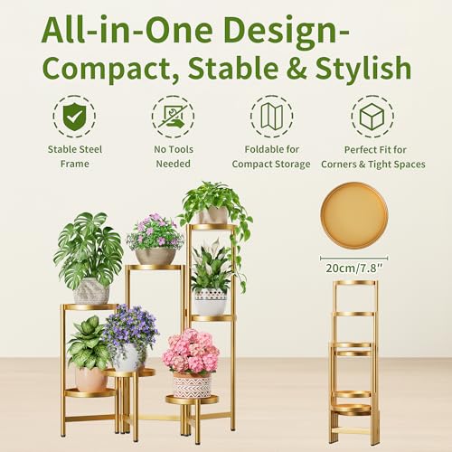 Stand Plants Gold (GoldDisk / 7-tiers)
