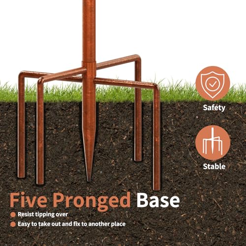 Metal Bird Bath for Outside Garden Birdbath Bowl