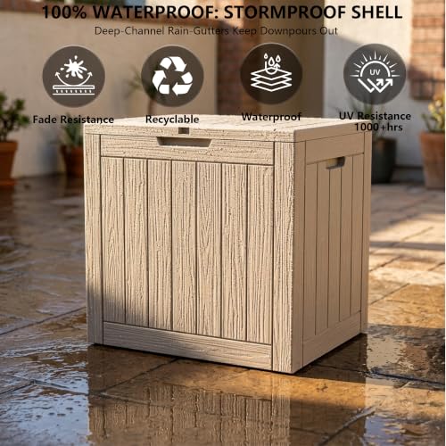 Outdoor Storage Box (Grey / 35 Gallon 3.0)