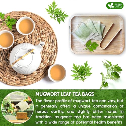 Premium 25 Mugwort Leaf Tea Bags (25 Tea Bags)
