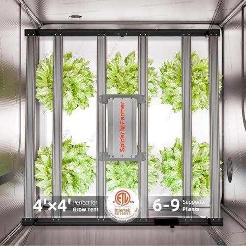 4x4x6.6ft G5000 Indoor Grow Tent Kit w (48"x48"x80"-AC10 Power Strip)