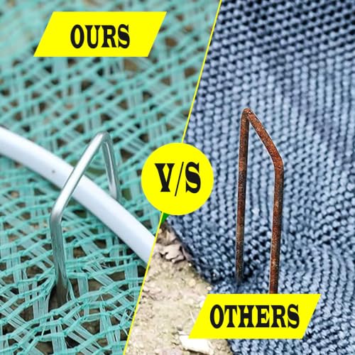 75 Pack x 8 Inch Landscape Staples Galvanised (8 Inch)