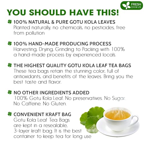 Gotu Kola Leaf Tea (40 Tea Bags)