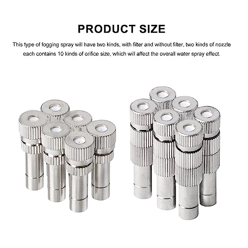 20pcs Brass Mister Nozzles
