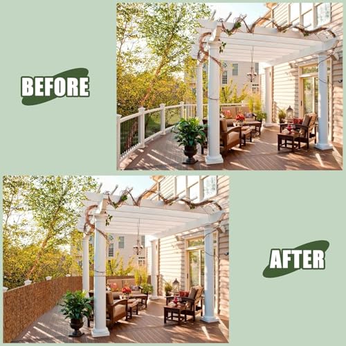Reed Bamboo Screen Fencing (4X16.4FT-1PACK)