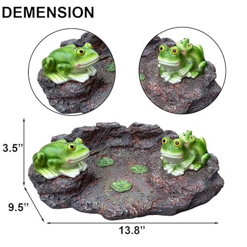 3 Frog Downspout Splash Block (Frog-soil-big)