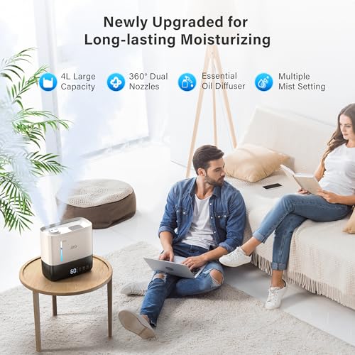 Humidifiers for Bedroom (White 4L)