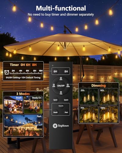 151FT Solar String Lights Outdoor (151FT(48+2 Sockets))