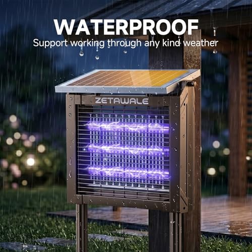Solar Powered Bug Zapper Outdoor