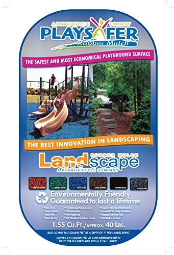 Rubber Mulch Nuggets Protective Flooring for Playgrounds (32000 Ounce)