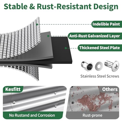 Raised Garden Bed (Silver / 5x2x1FT)
