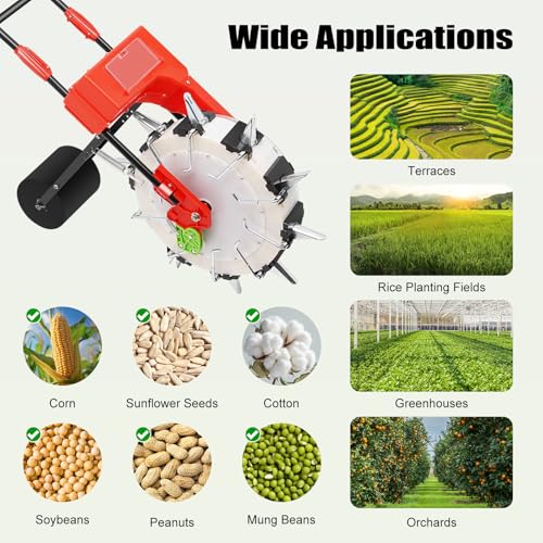 10 Row Manual Garden Seeder