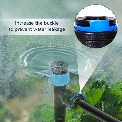 20 Pack 1 4 inch Tubing Drip Irrigation Emitters Sprayer (20 Count)