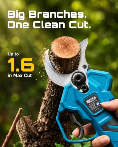 Electric Pruning Shears (Sea Blue)