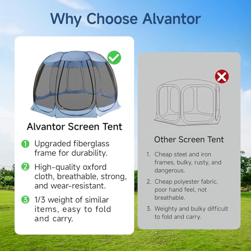 15'x15' Pop Up Screen House Tent (Charcoal Gray / 15'x15')