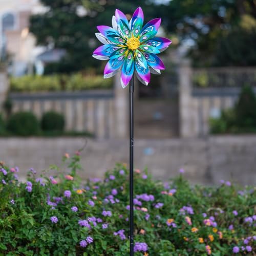 360° Metal Wind Spinner Outdoor (13-purple)