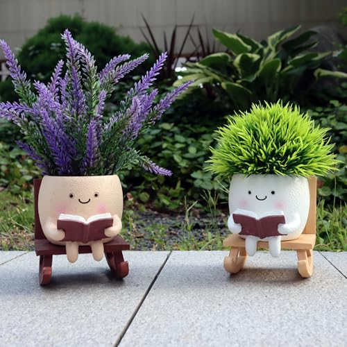 Funny Head Planters Face Pots