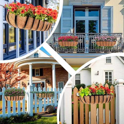 2 Pack 30 Inch Trough Coco Liner for Planters (30 inch-2 Pack)
