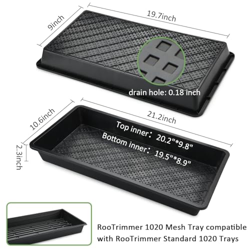 10 Pack 1020 Mesh Trays (20L x 10W x 2.3 H)
