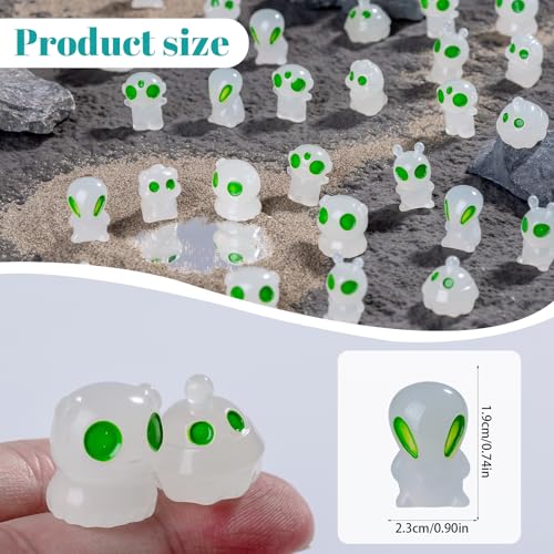 30 Pcs Glow in The Dark Alien Figurines (Alien-30p)