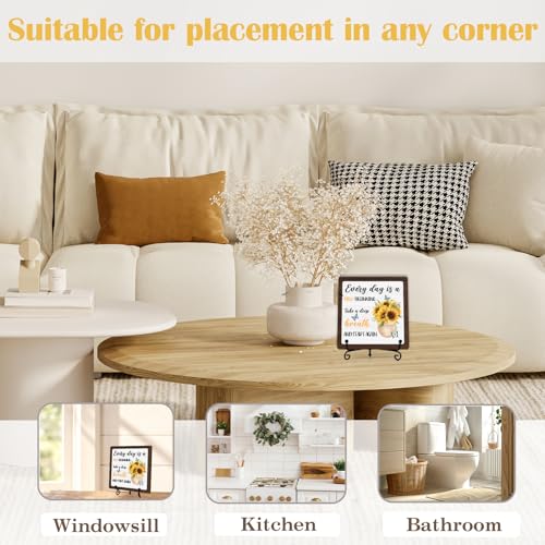 Home Decor for Rustic Farmhouse (Retro Sunflower 10)