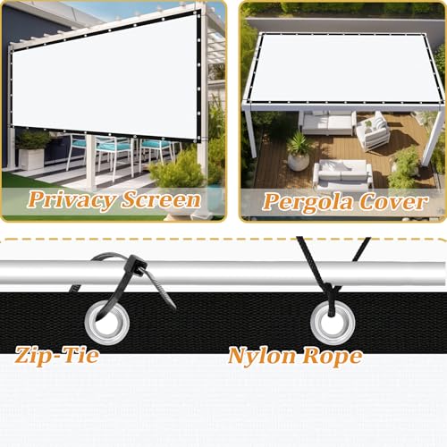 Customized Size 90% Sun Shade Cloth with Grommets