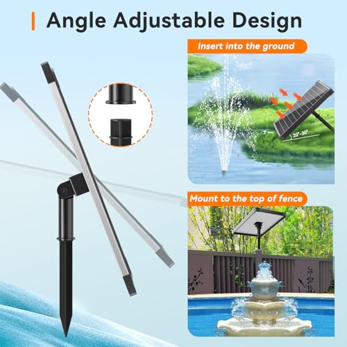 25W Solar Pond Pump 410GPH Dry (25W)