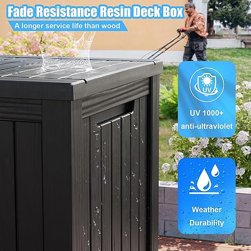 Outdoor Storage Box (Black / 200 Gallon)