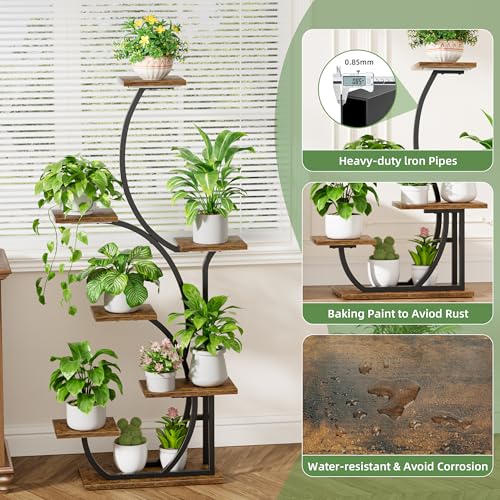 Plant Stand Indoor with Grow Lights