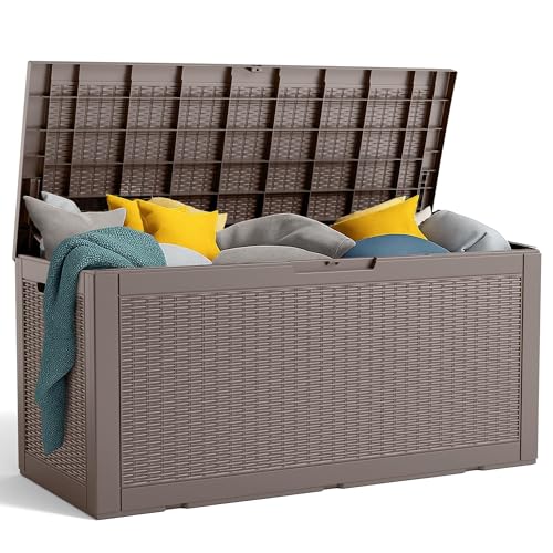 100 Gallon Outdoor Deck Box (Grey / 100 gallon)