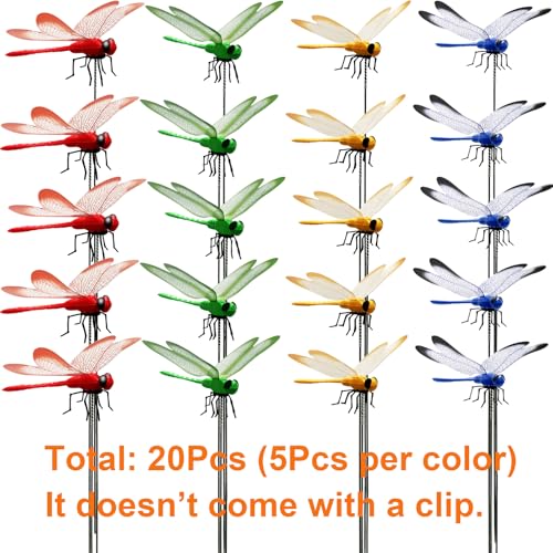 Dragonfly Garden Décor (20pcs-no Clip)