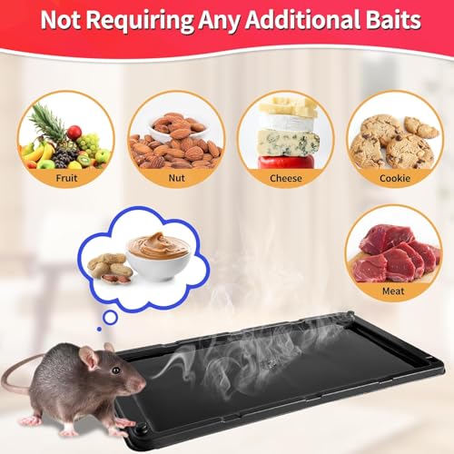Mouse Traps 120 Pack Large Glue Traps Mouse Traps Indoor for Home (Large)