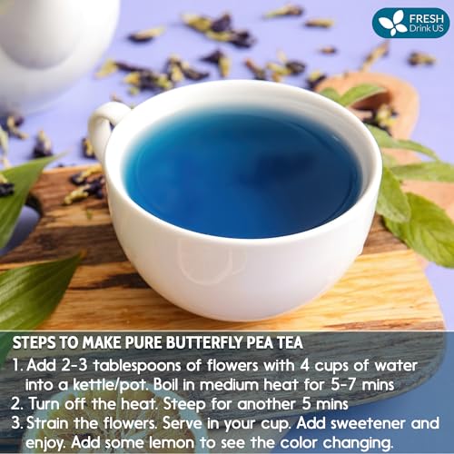 Premium 8 oz Butterfly Pea Flowers (8oz)