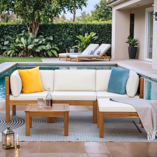 5 Pieces Small Patio Sofa (5 piece)